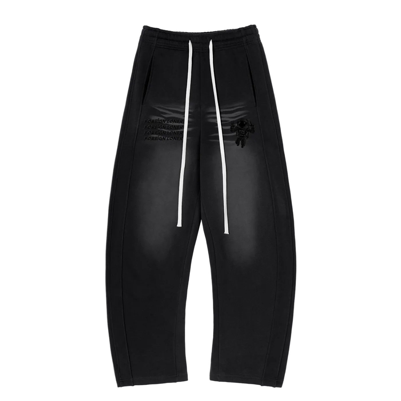 [BL4CK OUT] SUNFADE CURVED BLADE SWEATPANTS
