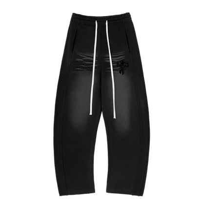 [BL4CK OUT] SUNFADE CURVED BLADE SWEATPANTS