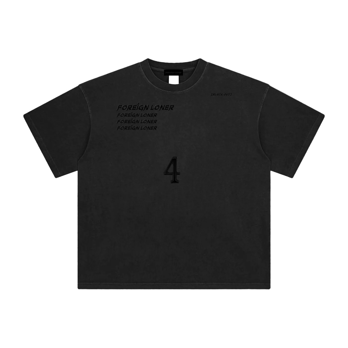 [BL4CK OUT] WASHED T-SHiRT