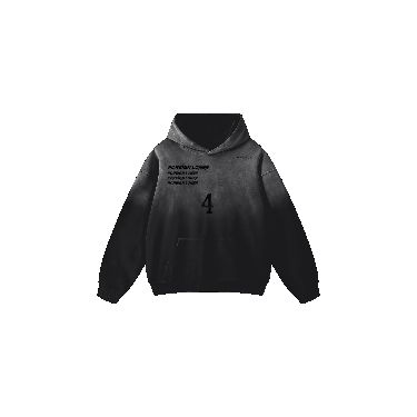 [BL4CK OUT] HEAVYWEiGHT SUNFADE OVERSiZED HOODiE