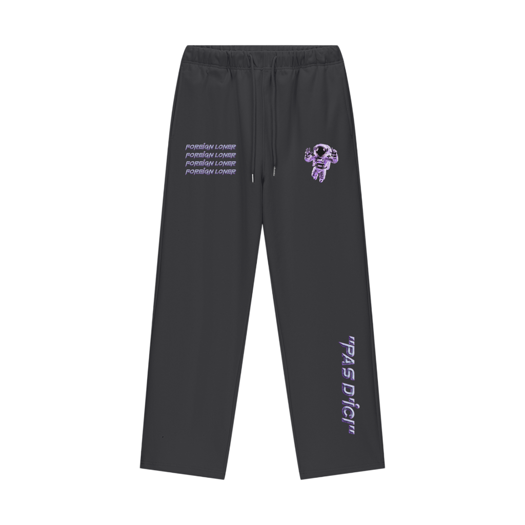 [ORiGiNAL] FOREiGN LONER - FLEECE LiNED STRAiGHT LEG PANTS